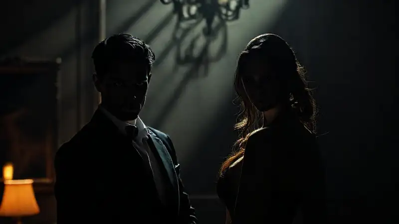 Un lujoso encanto con mirada intensa